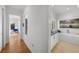 Modern bathroom boasts a freestanding tub, walk-in shower, and dark granite countertops at 720 16Th Ne Ave, St Petersburg, FL 33704