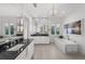 Bright bathroom features a large soaking tub, double vanity, and lots of natural light at 720 16Th Ne Ave, St Petersburg, FL 33704