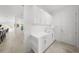 Clean laundry room with white cabinets and a built-in sink at 720 16Th Ne Ave, St Petersburg, FL 33704