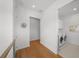 Laundry room with washer, dryer, and extra storage at 720 16Th Ne Ave, St Petersburg, FL 33704