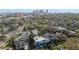 Aerial view of the house and surrounding neighborhood at 720 16Th Ne Ave, St Petersburg, FL 33704