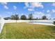 Private backyard oasis with a sparkling pool at 12332 Prairie Valley Ln, Riverview, FL 33579