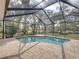 Screened pool and patio with a view at 12632 Oak Hollow Ct, Dade City, FL 33525