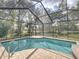 Screened pool and patio with a view at 12632 Oak Hollow Ct, Dade City, FL 33525