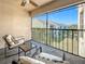 Relaxing balcony with lake view at 13600 Egret Blvd # 204K, Clearwater, FL 33762