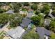 Property's location shown with neighborhood and lake views at 14040 Cascade Ln, Tampa, FL 33618