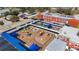 Aerial view of school campus with playground and building at 2427 10Th S Ave, St Petersburg, FL 33712