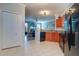 Bright kitchen features granite countertops and stainless steel appliances at 2738 Via Tivoli # 220B, Clearwater, FL 33764