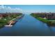 Community boardwalk and boat docks at 2738 Via Tivoli # 220B, Clearwater, FL 33764