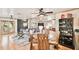 Spacious living area with hardwood floors and comfy seating at 3629 Gulf Blvd, St Pete Beach, FL 33706