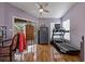 Home gym with treadmill and plenty of space at 5052 Florentine Ct, Spring Hill, FL 34608