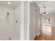 Clean bathroom with a walk-in shower at 5332 Nutcracker Cir, Land O Lakes, FL 34639
