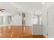 Bright living room with hardwood floors and high ceilings at 5332 Nutcracker Cir, Land O Lakes, FL 34639