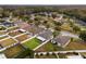 Aerial view showing house location in a neighborhood at 5809 War Admiral Dr, Wesley Chapel, FL 33544