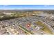 Aerial perspective showcasing a neighborhood with a highlighted property at 7227 Sweet Alyssum Ct, Tampa, FL 33619