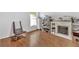 Bedroom with fireplace, shoe rack, and ample space at 10025 Cypress Shadow Ave, Tampa, FL 33647