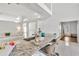 Modern kitchen with granite countertops and breakfast bar at 10025 Cypress Shadow Ave, Tampa, FL 33647