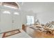 Bright living room with hardwood floors and comfortable seating at 10025 Cypress Shadow Ave, Tampa, FL 33647