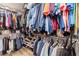 Large walk-in closet with ample hanging and shelving space at 10079 83Rd Way, Seminole, FL 33777