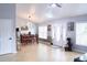 Home entryway with dining area, and an open floor plan at 11421 Petrel Ave, Weeki Wachee, FL 34614
