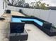Large patio with sectional seating and modern decor at 1202 W Camellia Dr, Brandon, FL 33510