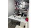 Craft room with a large desk and plenty of storage shelves at 1202 W Camellia Dr, Brandon, FL 33510