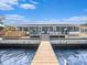 Stunning waterfront backyard oasis with a large deck and private dock at 1818 Dolphin S Blvd, St Petersburg, FL 33707