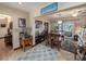 Charming dining area with wooden table and access to patio at 1818 Dolphin S Blvd, St Petersburg, FL 33707
