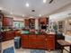 Spacious kitchen with island and stainless steel appliances at 1818 Dolphin S Blvd, St Petersburg, FL 33707