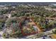 Aerial view of property and neighborhood at 18801 Orange Hill Dr, Hudson, FL 34667