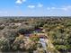 Aerial view of house and surrounding property at 18801 Orange Hill Dr, Hudson, FL 34667