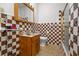 Clean bathroom, featuring a vanity and shower/tub at 18801 Orange Hill Dr, Hudson, FL 34667