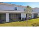Townhome backyard with screened patio at 32241 Turtle Grace Loop, Wesley Chapel, FL 33545