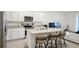 Modern kitchen with stainless steel appliances and island at 32241 Turtle Grace Loop, Wesley Chapel, FL 33545