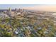 Stunning aerial view showcasing the city skyline, coastal landscape, and charming neighborhoods at 612 12Th S Ave, St Petersburg, FL 33701