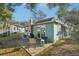 Backyard with a small patio area, perfect for outdoor seating and relaxation at 612 12Th S Ave, St Petersburg, FL 33701