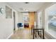 Dining room with a barn door leading to the bedroom at 612 12Th S Ave, St Petersburg, FL 33701