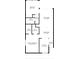 Detailed floor plan of a two-bedroom condo, showing dimensions at 6265 Sun Blvd # 101, St Petersburg, FL 33715