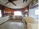 Kitchen with brick backsplash and wood cabinets at 6692 17Th N Way, St Petersburg, FL 33702