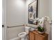 Accessible bathroom with grab bars and stylish decor at 710 Sky Shade Dr, Apollo Beach, FL 33572