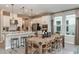 Open concept dining area adjacent to kitchen at 710 Sky Shade Dr, Apollo Beach, FL 33572