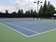 Well-maintained community tennis court at 9812 Gretna Green Dr, Tampa, FL 33626