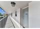 Hallway featuring unit 206 and an overhead light fixture at 9945 47Th N Ave # 206, St Petersburg, FL 33708