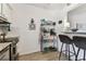 Bright and tidy kitchen featuring a breakfast bar and stylish decor, perfect for everyday living at 9945 47Th N Ave # 206, St Petersburg, FL 33708