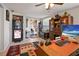 Home office with desk, computer, and access to backyard at 10941 Oakdale Ave, Port Richey, FL 34668