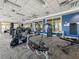 Well-equipped fitness center with cardio and weight machines at 17209 Polo Trl, Bradenton, FL 34211