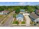 Aerial view of a house and surrounding neighborhood at 2515 N Howard Ave, Tampa, FL 33607
