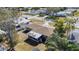 Aerial view showing house and backyard at 2533 Duncan Dr, Belleair Bluffs, FL 33770