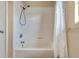 Simple bathroom with shower/tub combo at 2533 Duncan Dr, Belleair Bluffs, FL 33770