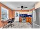 Bright kitchen featuring modern appliances and a convenient desk area near the window at 2619 Miriam S St, Gulfport, FL 33711